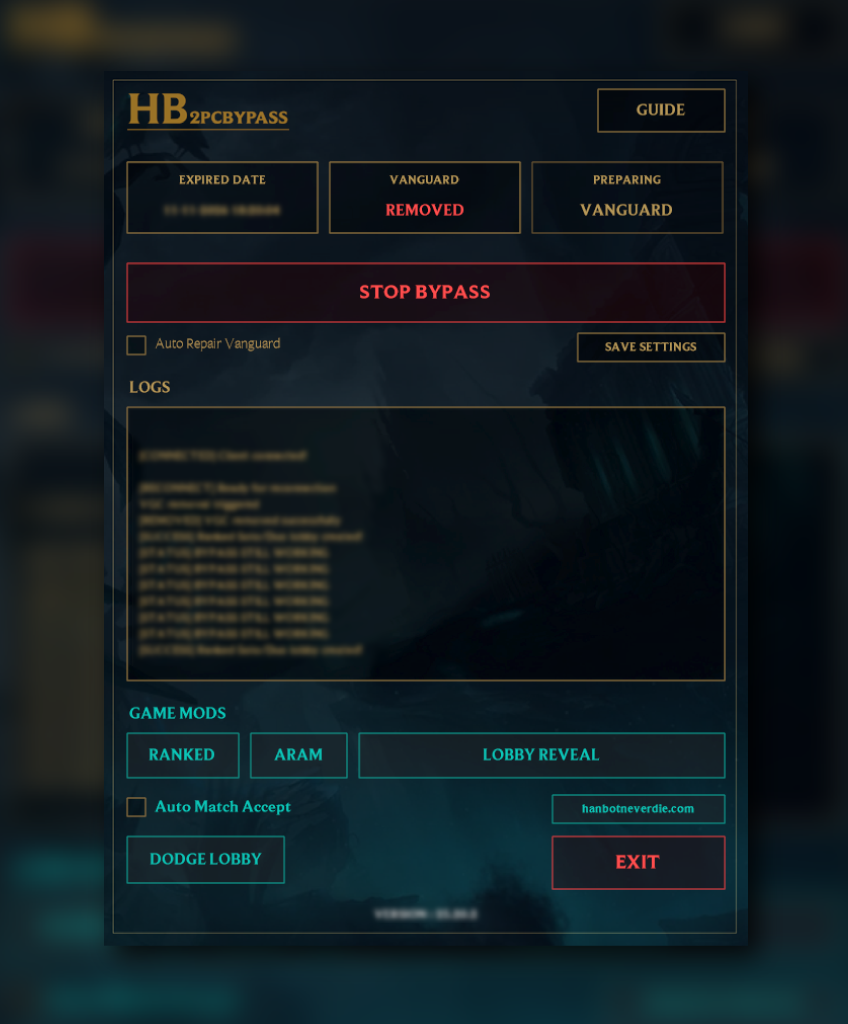 HB2PC Bypass Interface